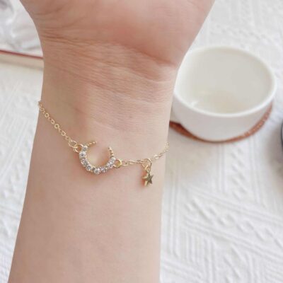 moon,star bracelet