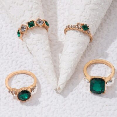 Green Ring Set